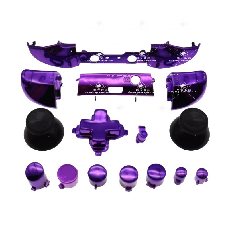 XBOXONE 슬림 핸들 버튼에 적합 전기 도금 버튼 15개 세트 XBOX ONE S 버튼 골드