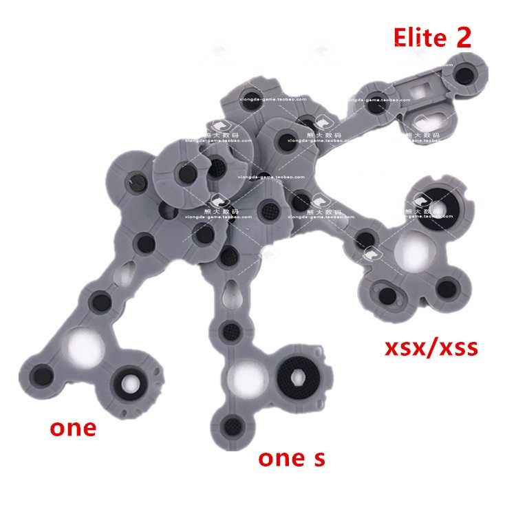XBOX ONE S 컨트롤러에 적합 ELITE2 시리즈 X ONES 엘리트 컨트롤러 전도성 접착제 XSX 고무 패드