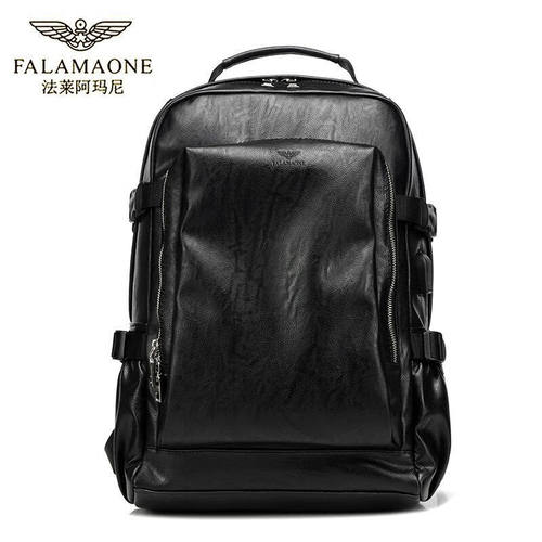 法莱阿玛尼;FALAMONE法莱阿玛尼【专柜同款】双肩包男士休闲商务