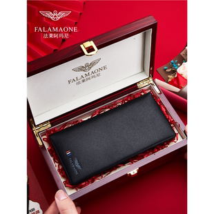 正品钱包男真皮长款奢侈品牌高档皮夹2025新款手拿包男士小手包潮