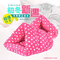 Удерживающий тепло спальный мешок, тапочки, домик, кот, домашний питомец