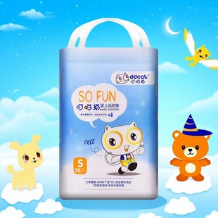 一包装 叮当猫童趣婴儿纸尿裤 超薄透气干爽纸尿片女宝尿不湿拉拉裤