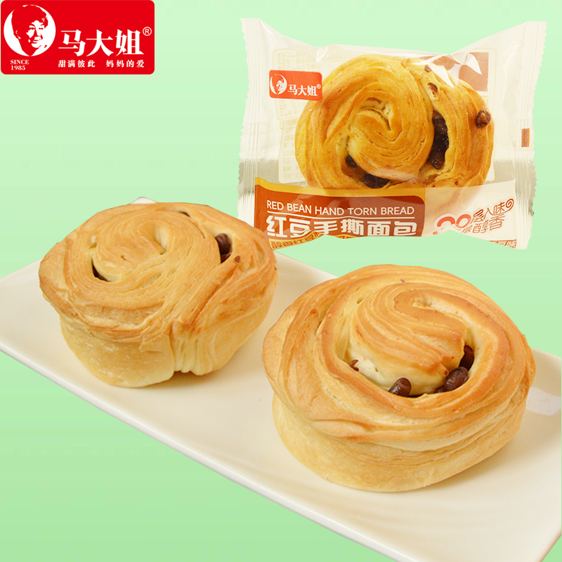 马大姐红豆手撕面包早餐零食小吃