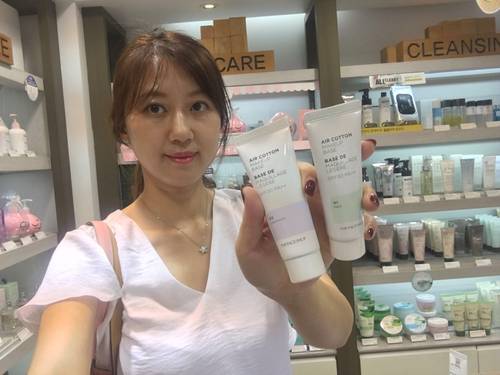 韩国人直邮菲紫色绿色提亮隔离霜