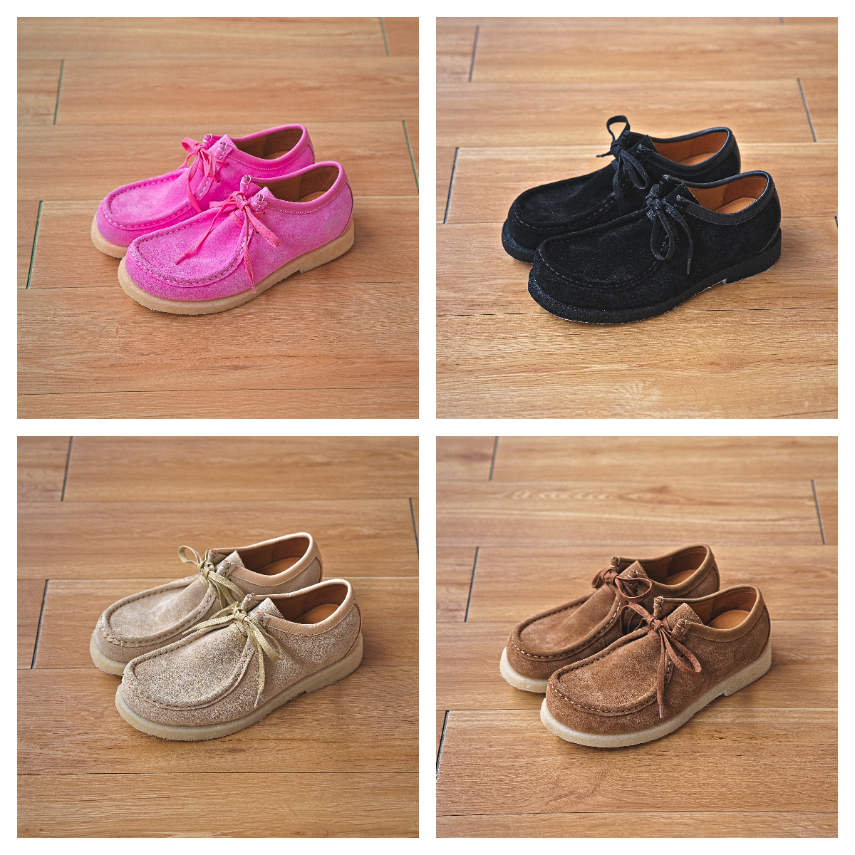 袋鼠鞋N25纯手工反毛皮袋鼠鞋穆勒乐福鞋生胶底增高厚底休闲鞋