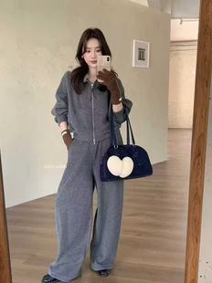 【老板娘容容】小个子小版加绒冬季连帽开衫运动长袖外套