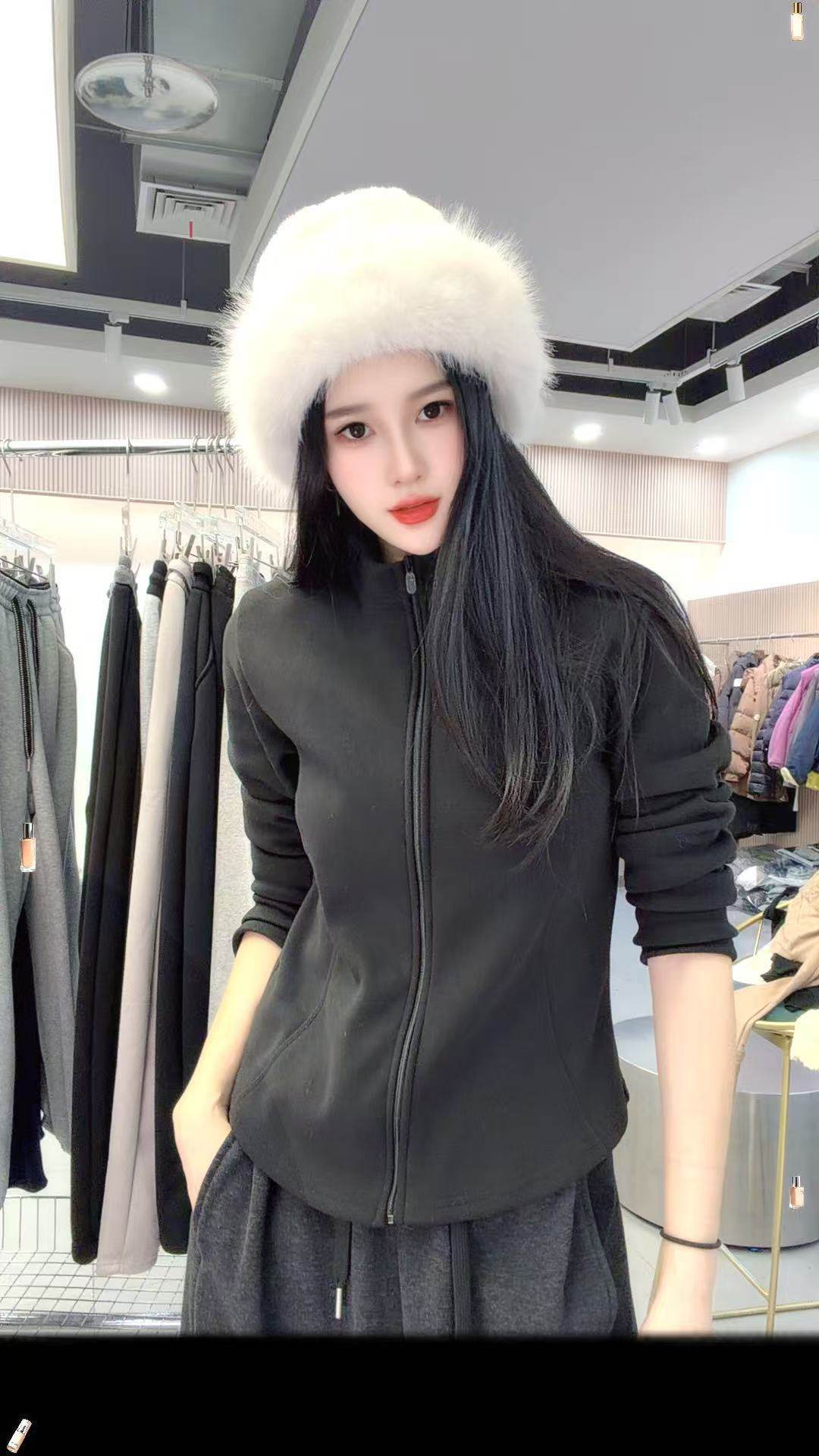 【桑蚕丝小蛮腰】保暖立领拉链外套女修身显瘦百搭上衣,女装/女士精品,短外套,淘宝优惠券,粉丝福利购,淘宝优惠卷