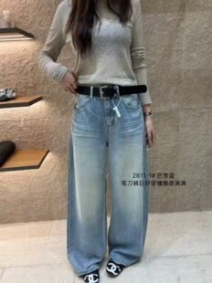 2026春夏季 小香弯刀牛仔裤 新款 线下实体爆款 2811 裤 老板娘容容