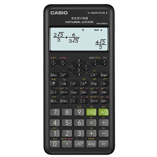 CASIO卡西欧新款FX-82ESPLUSA科学函数计算器初高中学生建造师职业考试开多次方根显示过程智能分数格式
