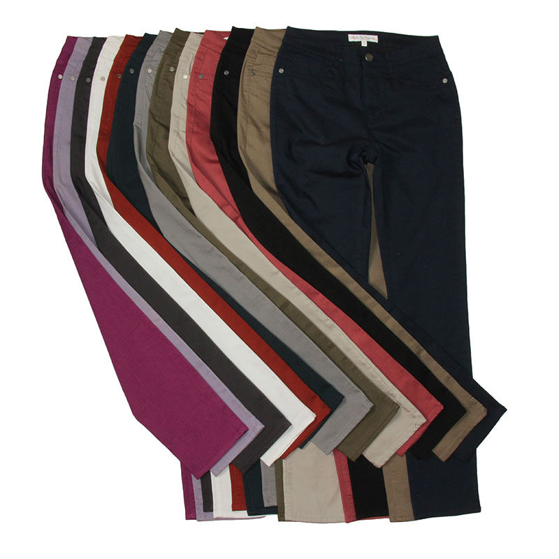 外贸原单裤春弹力休闲长裤