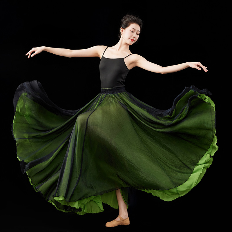 舞蹈服练功裙大摆日常可穿中国舞