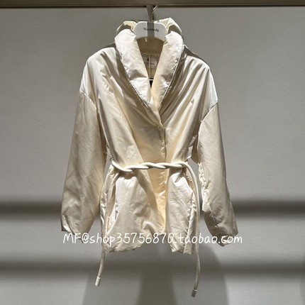 ZCY朱崇恽2025冬专柜正品 中长款 通勤 系带鹅绒服C1FZ4427Y 5480