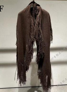 ZCY朱崇恽~2024冬专柜正品  牦牛绒  围巾披肩 C2EG43043 3880