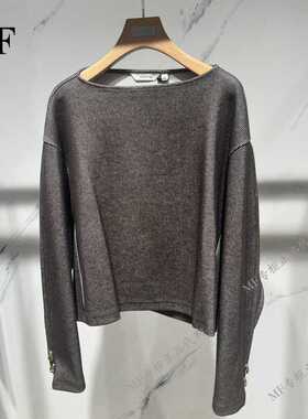 MF玛菲~2024年冬季专柜正品 一字肩 羊毛 长袖上衣A1EG42961 2480