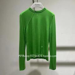 ZCY朱崇恽2025春专柜正品 蚕丝 羊毛 修身 套头针织衫C1FZ1707M