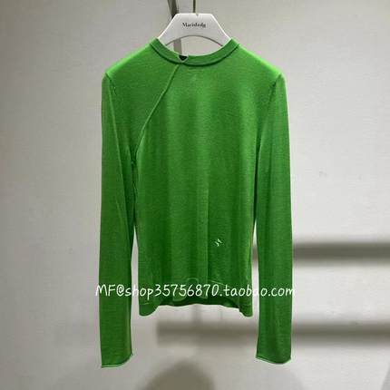 ZCY朱崇恽2025春专柜正品 蚕丝 羊毛 修身 套头针织衫C1FZ1707M