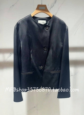 MF玛菲2025秋季专柜正品 缎面 中式西装 圆领外套A1FZ35348 4980