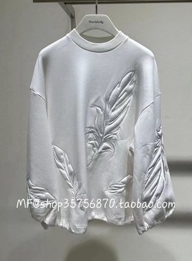 ZCY朱崇恽~2025春专柜正品 棉 宽松 套头上衣卫衣C1FZ15421 3980