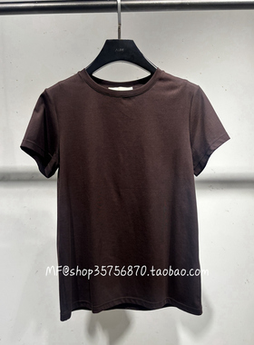 AUM奥姆2025夏季正品 棉 圆领  短袖 T恤 上衣M1FZ21537 680