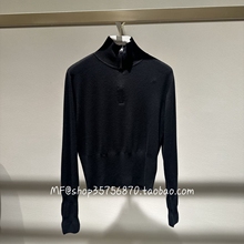 ZCY朱崇恽2026春专柜正品 羊绒拉链修身套头针织衫C1GB1711M 2880