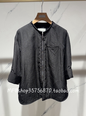 MF玛菲~2025夏季专柜正品 半袖 双头拉链 聚酯纤维 外套A1FZ23388