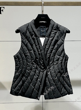 AUM奥姆~2024冬专柜正品黑色 鹅绒羽绒 马甲背心M1EG4951Y 2280