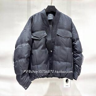 AUM奥姆~2024冬专柜正品90%高充绒厚实V领羽绒服外套女M1EG4912Y