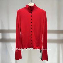 ZCY朱崇恽2025春专柜正品 绵羊毛 薄款 修身针织衫上衣C1FZ1800M