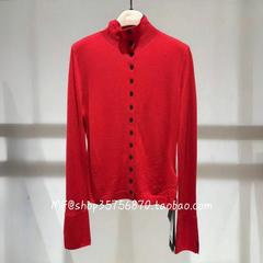 ZCY朱崇恽2025春专柜正品 绵羊毛 薄款 修身针织衫上衣C1FZ1800M