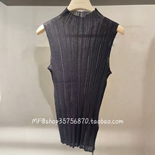 ZCY朱崇恽2026春正品 薄款立领弹性修身无袖针织衫C1GB1880M 1880