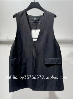 AUM奥姆~2024夏专柜正品 通勤 休闲 中长款 马甲M1EG25954 2280