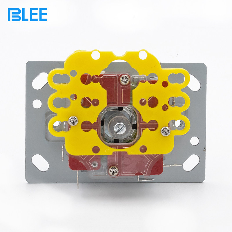 JY 다채로운 빛나는 파이팅 로커 화이트 크리스탈 볼 게임 로커 핸들 아케이드 파이팅 로커