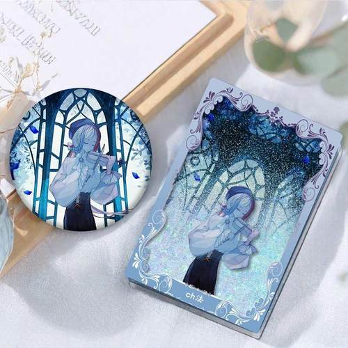 ch法国拟流沙麻吧唧徽章周边亚克力砖立牌学生生日礼物