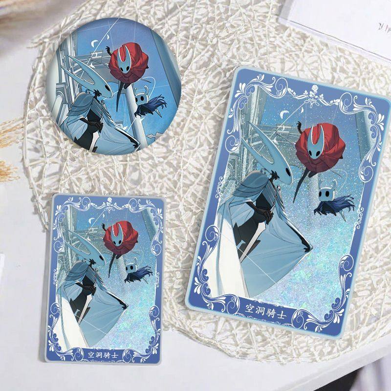 空洞骑士卡砖摆件徽章周边谷子立牌亚克力流沙麻将吧唧