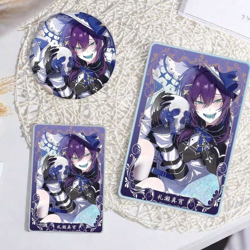 偶像梦幻祭 礼濑真宵流沙麻将咕卡吧唧徽章摆件立牌学生咕卡砖