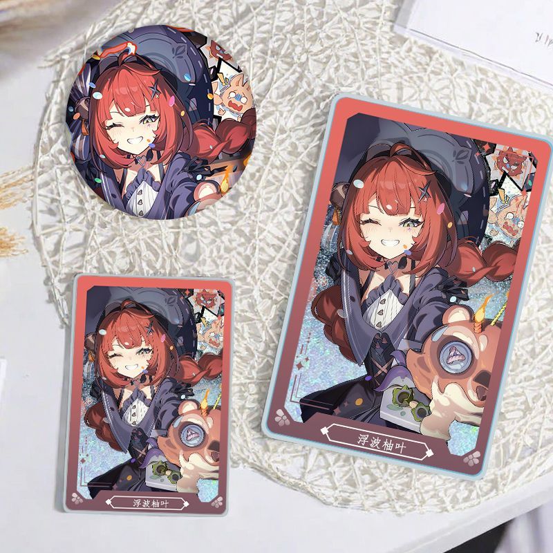 绝区零 浮波柚叶流沙麻吧唧徽章周边亚克力砖立牌学生生日礼物