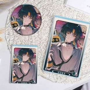 绝区零浅羽悠真流沙麻将咕卡吧唧徽章谷子卡砖流麻学生日礼物摆件