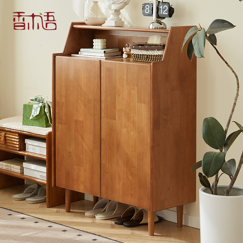香木语小户型实木鞋柜家用门口