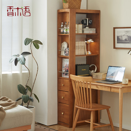 香木语实木简约夹缝柜30cm大容量