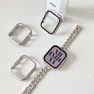 康康 星光色保护壳适用iwatch98se苹果手表pc防摔表壳applewatch