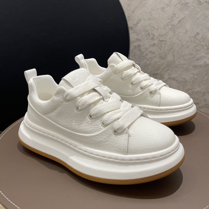 欧洲站百搭男士小白鞋2025秋季新款增高厚底网红爆款运动休闲男鞋,流行男鞋,休闲板鞋,淘宝优惠券,粉丝福利购,淘宝优惠卷