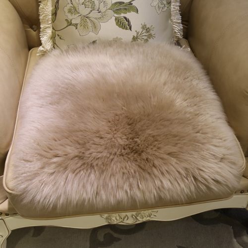 纯羊毛老板椅定做沙发坐垫