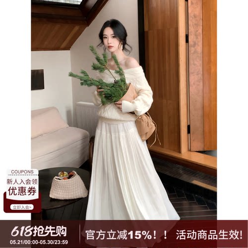 SYT自制百褶珠光时尚半身裙