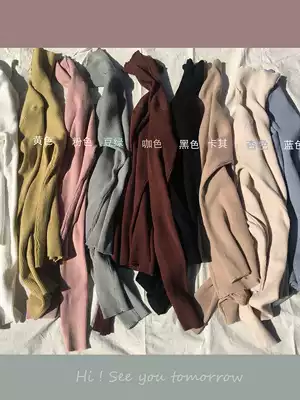 SYT spot feedback high collar multi-color knitted base sweater women Korean version slim slim winter base sweater women