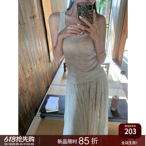 SYT自制背心套装连衣裙通织裙