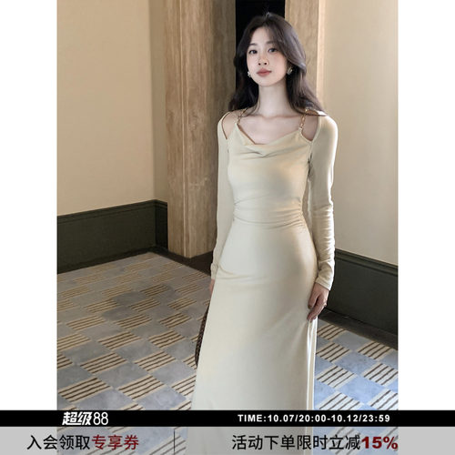 SYT自制天丝莫代尔荡领连衣裙