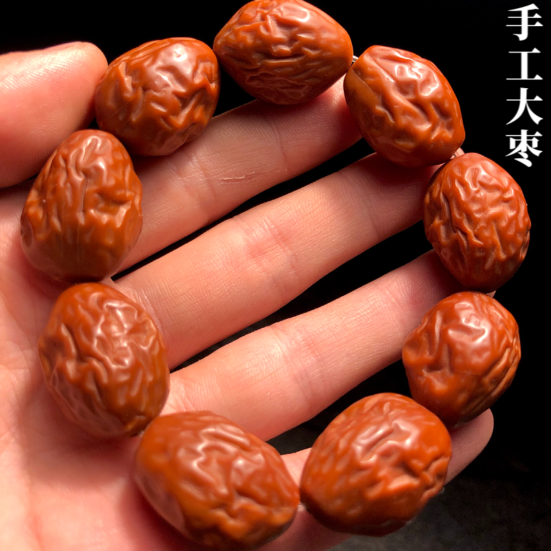 枣生贵子大枣橄榄核手串