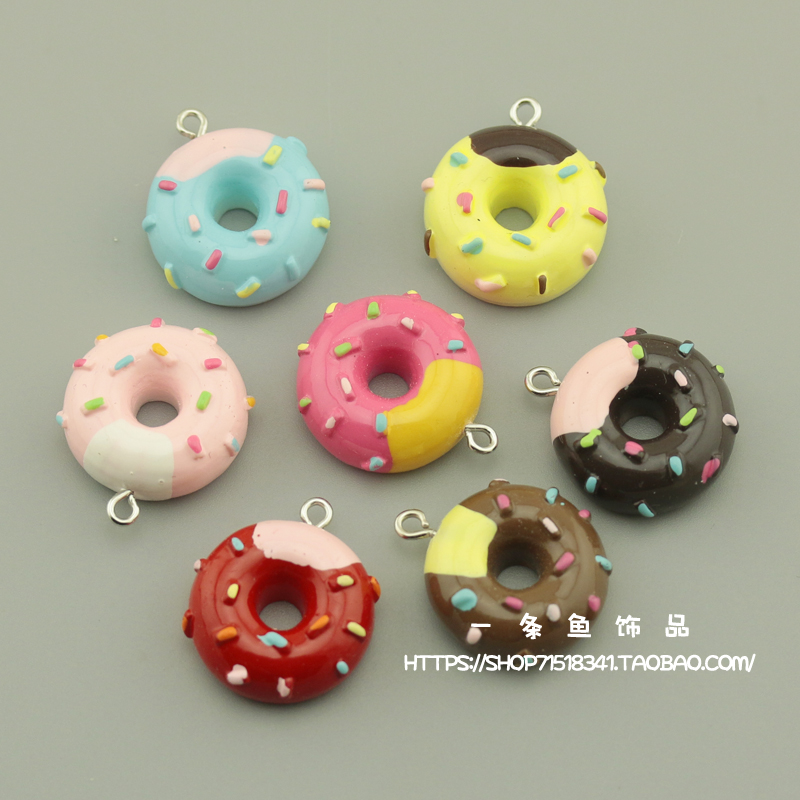 diy树脂圆形挂饰羊眼钉