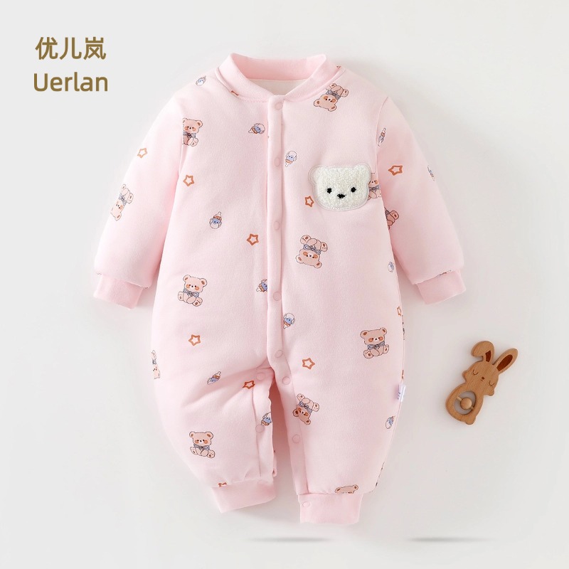 精选新疆棉恒温保暖加厚连体衣