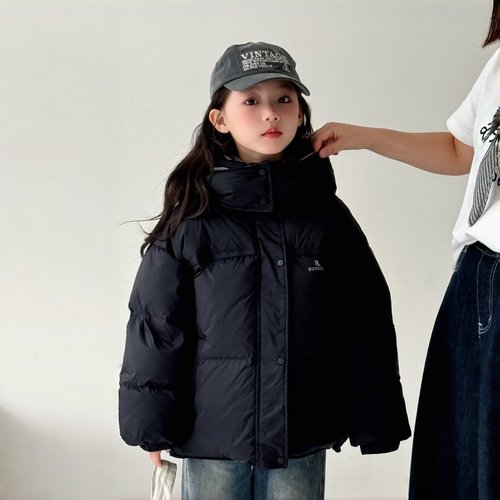 男女童羽绒服2025冬新款三防保暖